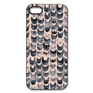 Custom Because Cats Personalized Cover Case for iPhone 5 5S LS 258 Cell Phones & Accessories