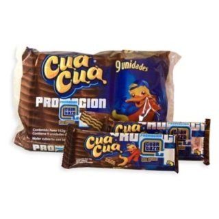 Cua Cua Chocolate Wafer Cookies (9 pieces   0.63 oz/18 gr each)  Grocery & Gourmet Food