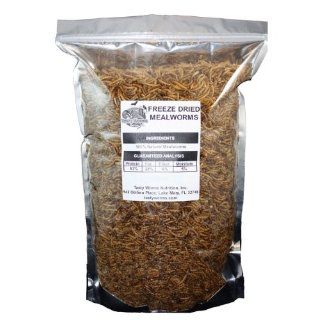 3 Lbs Freeze Dried Mealworms Approximately 48, 000 Mealworms  Pet Food 
