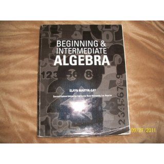 BEGINNING+INTERMEDIATE ALGEBRA 9780536993960 Books