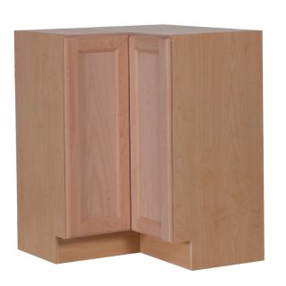 Style Selections 34.5 in x 27.38 in x 27.38 in Unfinished Lazy Susan Base Cabinet