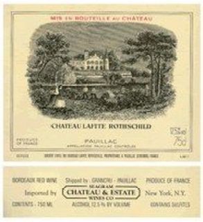 Chateau Lafite Rothschild Pauillac 1979 1.50L Wine