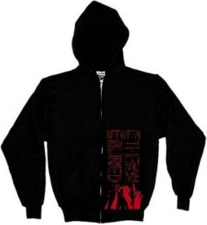 BETWEEN THE BURIED AND ME   Reaching Up   Black Zip Up Hoodie   size Small Clothing