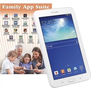 Samsung 7” Galaxy Tab 3 Lite 8GB Tablet with App Pack   White