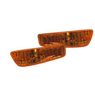 92 93 Acura Integra Bumper Lights   Amber   1 Pair (Both Driver and Passenger Sides) (1992 1993) Automotive