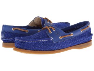Sperry Top Sider A/O 2 Eye Cobalt Woven Suede