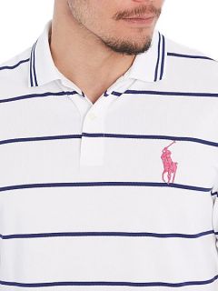 Polo Ralph Lauren Golf Wide striped pro fit polo shirt Sapphire