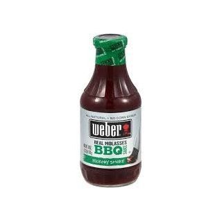 Weber BBQ Sauce 18oz Jar (Pack of 3) (Choose Flavor Below) (Hickory Smoke)  Barbecue Sauces  Grocery & Gourmet Food