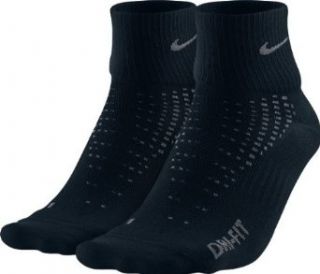 NIKE Anti Blister Lightweight Quarter Running Socks (2 Pair), White, US9 12 Shoes