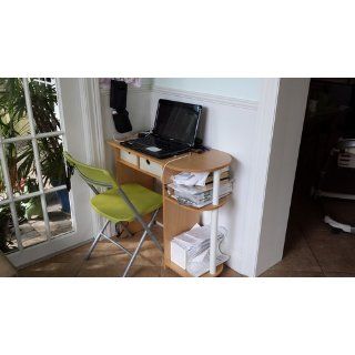 Furinno 10007 (11193) Go Green Home Laptop and Notebook Computer Desk/Table, Beech/Ivory   Home Office Computer Desks