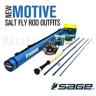 Sage Motive 1090 4 Fly Rod Outfits (9'0" 10wt 4pc)  Fly Fishing Rod And Reel Combos  Sports & Outdoors