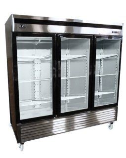 RW Kitchen Equipment Glass Door 3 Door Freezer Kitchen & Dining