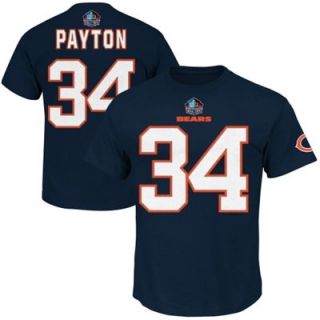 Walter Payton Chicago Bears Hall Of Fame Eligible Receiver T Shirt   Navy Blue