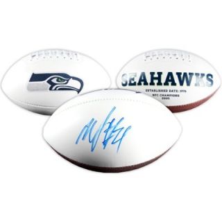 Marshawn Lynch Seattle Seahawks Autographed Logo Football