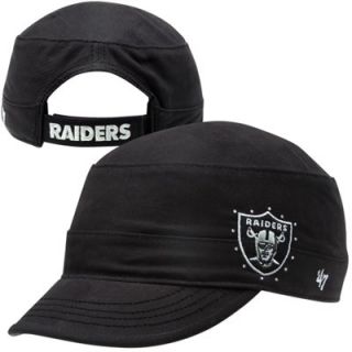 47 Brand Oakland Raiders Youth Girls Betty Cadet Adjustable Hat   Black