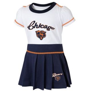 Chicago Bears Toddler Team Spirit 2 Piece Cheerleader Set   Navy Blue/White/Orange
