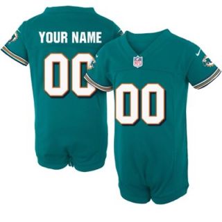 Nike Miami Dolphins Newborn Customized Team Color Game Jersey Creeper
