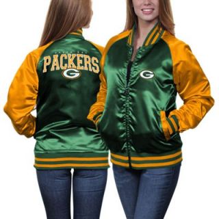 Green Bay Packers Womens Satin Jacket