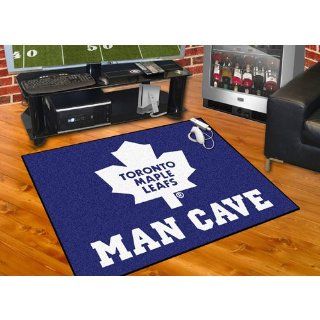 Toronto Maple Leafs NHL Man Cave All Star" Floor Mat (34in x 45in)"   FAN 14493  Sports Fan Area Rugs  Sports & Outdoors
