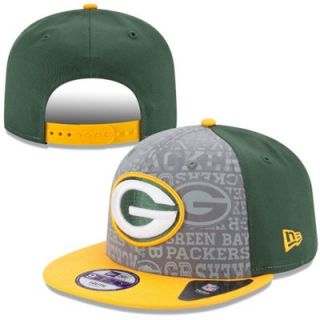 Youth New Era Green Green Bay Packers 2014 NFL Draft 9FIFTY Snapback Hat