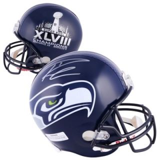 Riddell Russell Wilson Seattle Seahawks Super Bowl XLVIII Champions Autographed Replica Helmet