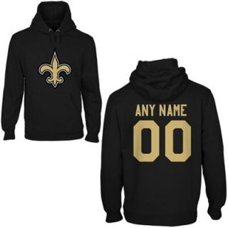 New Orleans Saints Mens Custom Any Name & Number Hooded Sweatshirt