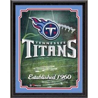Tennessee Titans Team Logo Sublimated 10.5 x 13 Plaque