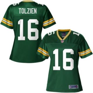 Pro Line Womens Green Bay Packers Scott Tolzien Team Color Jersey