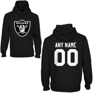 Oakland Raiders Mens Custom Any Name & Number Hooded Sweatshirt