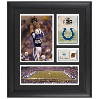 Coby Fleener Indianapolis Colts Framed 15 x 17 Collage with Game Used Football