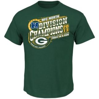 Green Bay Packers 2013 NFC North Division Champions T Shirt   Green