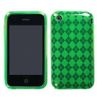 Soft Skin Case Fits Apple iPhone 3G 3GS Dark Green Argyle Candy Skin AT&T (does NOT fit Apple iPhone or iPhone 4/4S or iPhone 5/5S/5C) Cell Phones & Accessories