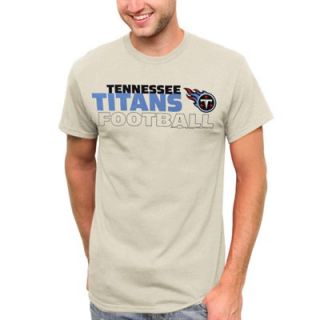 Tennessee Titans Horizontal Text T Shirt   White