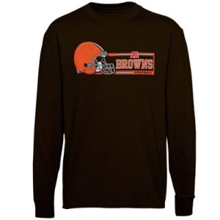 Cleveland Browns Critical Victory VII Long Sleeve T Shirt   Brown