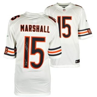 Brandon Marshall Chicago Bears Autographed White Nike Limited Jersey