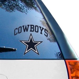 Dallas Cowboys 8 x 8 Arched Logo Decal