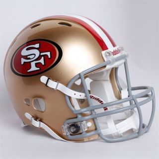 Riddell San Francisco 49ers Gold Revolution Authentic Full Size Helmet