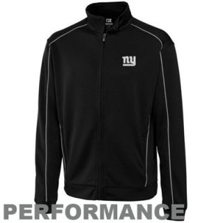 Cutter & Buck New York Giants Edge Full Zip Performance Jacket   Black