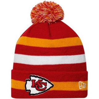 New Era Kansas City Chiefs Sport Cuffed Knit Hat   Red/Gold/White