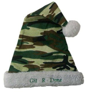 Git R Done Camo Santa Hat  Other Products  