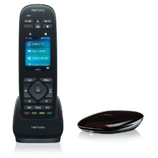 Logitech Harmony Ultimate Remote with Customizable Touch Screen and Closed Cabinet RF Control   Black (915 000201) Electronics