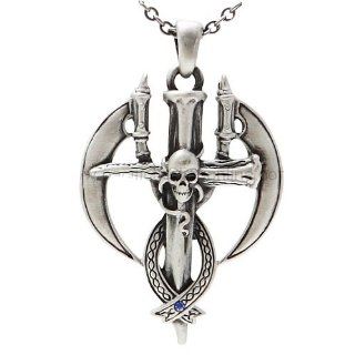 Skull Cross Pendant Necklace Men's Women's Jewelry Amulet Jewelry