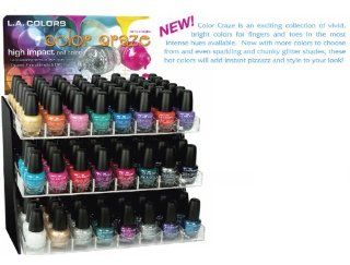 L.A. Colors * Color Craze Nail Polish 24pc (Set #2 in 24 "Tropical" Colors)  Opi Nail Enamel Gift Set  Beauty