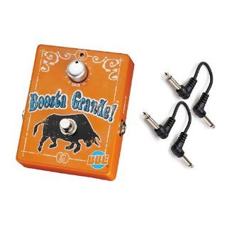 BBE Boosta Grande Clean Boost Effect Pedal w/ 2x 6" Patch Cables BRAND NEW Musical Instruments