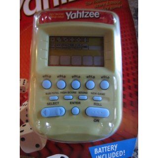 Yahtzee Electronic Hand held [Gold] Toys & Games