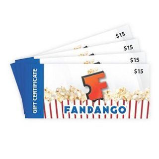 Fandango Gift Cards, Multipack of 4  