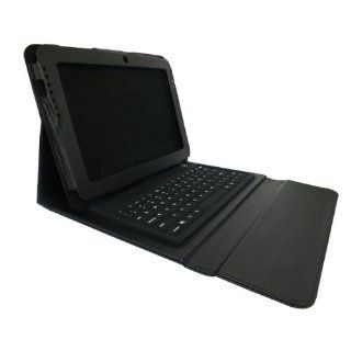 Sanheshun PU Leather Case w/ Bluetooth Keyboard Compatible with Samsung Galaxy Tab2 10.1'' P5100 P5110 Color Black Computers & Accessories