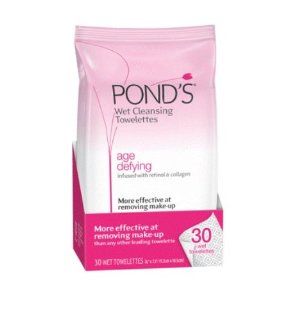 Ponds Clean Sweep, Age Defying Wet Cleansing Towelettes, 30 Count (Pack of 3) Beauty