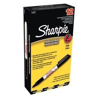 Sharpie Products   Sharpie   Industrial Permanent Marker, Fine Point, Black, Dozen   Sold As 1 Dozen   Super permanent black ink for industrial, laboratory and commercial use.   Tough under extreme conditions even at 500?? C.   Great for metal, foil, glas 