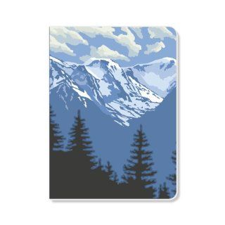 ECOeverywhere Mystic Mountains Journal, 160 Pages, 7.625 x 5.625 Inches, Multicolored (jr12113)  Hardcover Executive Notebooks 
